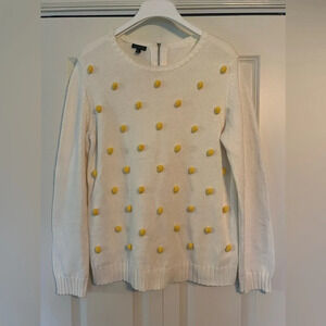 Talbots women’s Pom Pom sweater. Size large.
